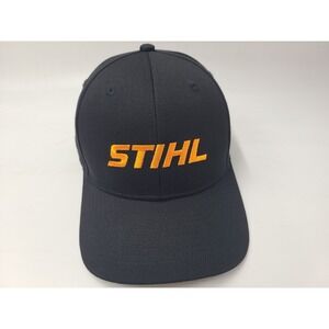Stihl Outfitters Snapback Hat Cap Chainsaws Outdoors Farm Men Women Black Orange